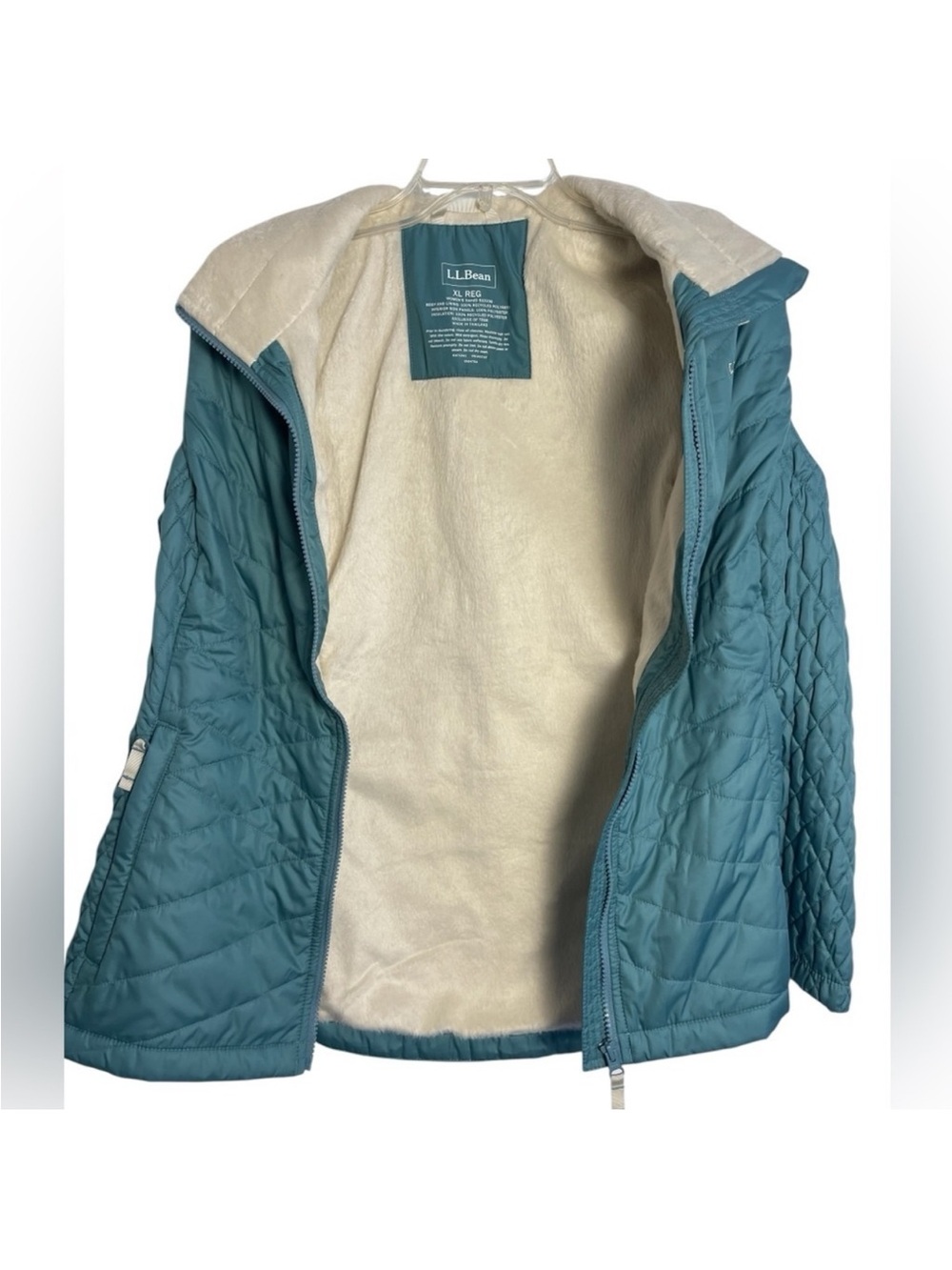 L.L. Bean
L.L. Bean Women's Quilted Vest Full Zip Fleece Lined Size XL - Picture 3 of 11